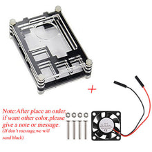 Load image into Gallery viewer, For Raspberry Pi 3B+ Case 9 Layers Acrylic Box Case Shell Cover with Cooling fan for Raspberry Pi 3 Model B Case Hot